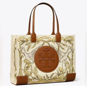 Tory Burch Rare Crane Ella Tote